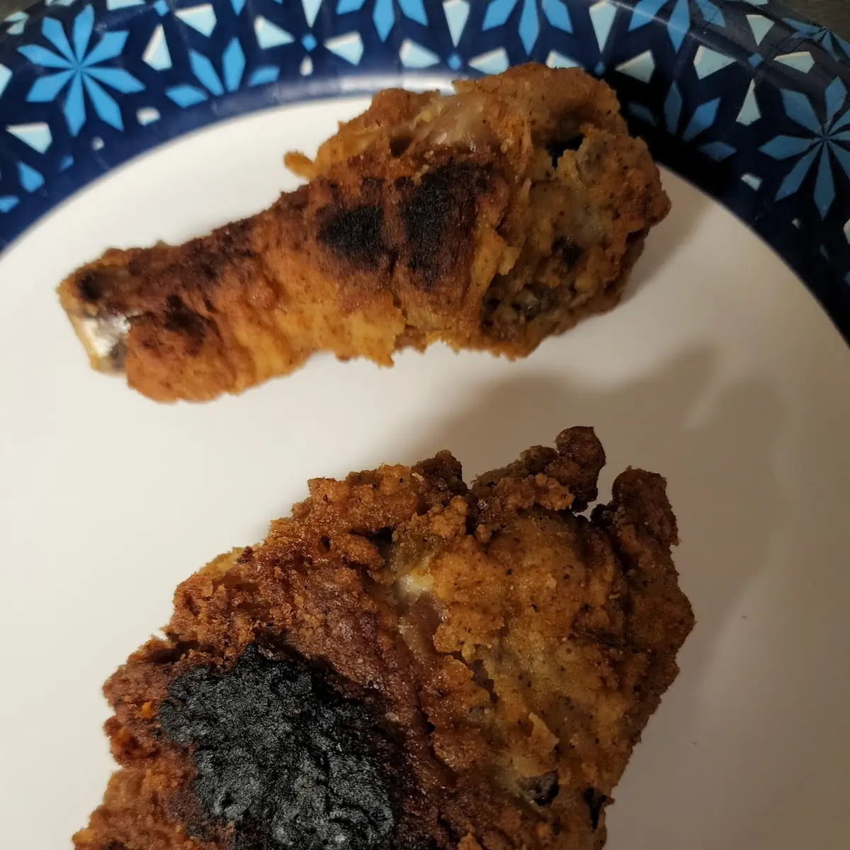 Terrible Customer Service Burnt Chicken