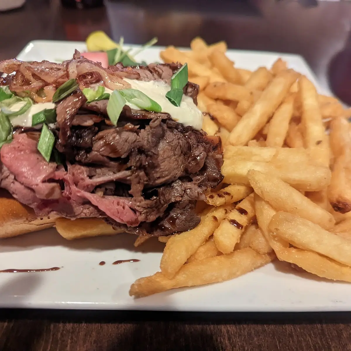 Open Face NY Strip Steak