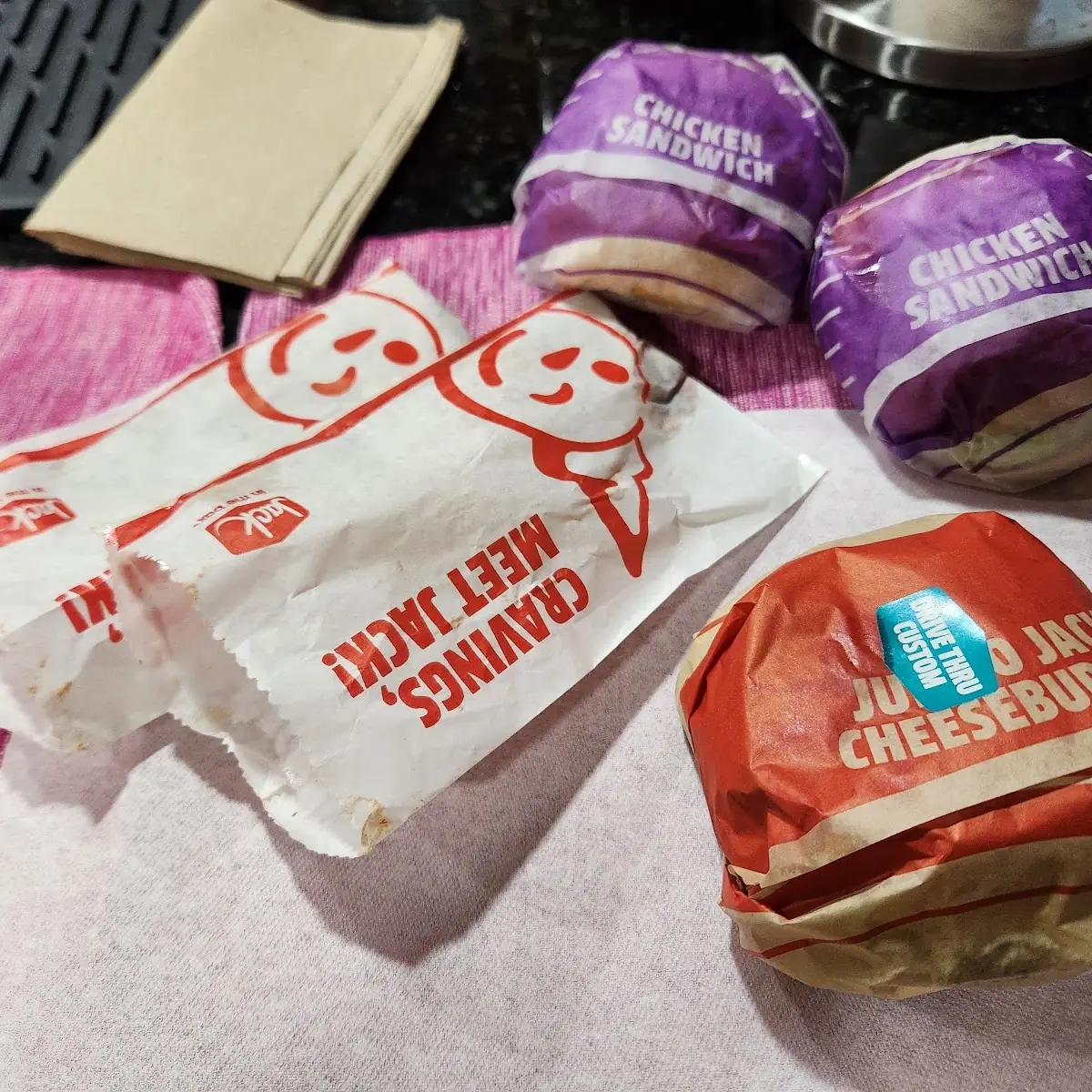 Jumbo Jack Cheeseburger