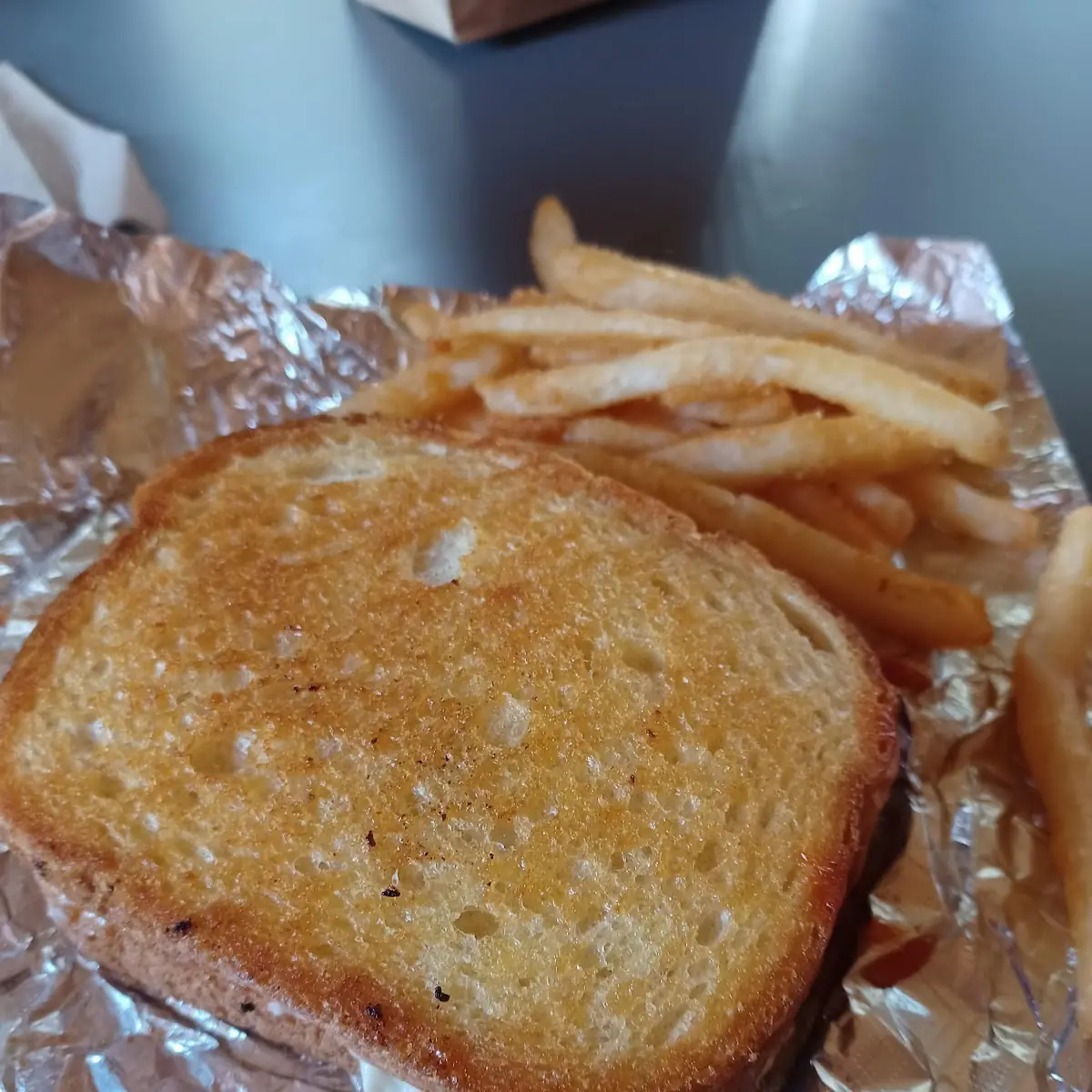 Hamburger on Toast