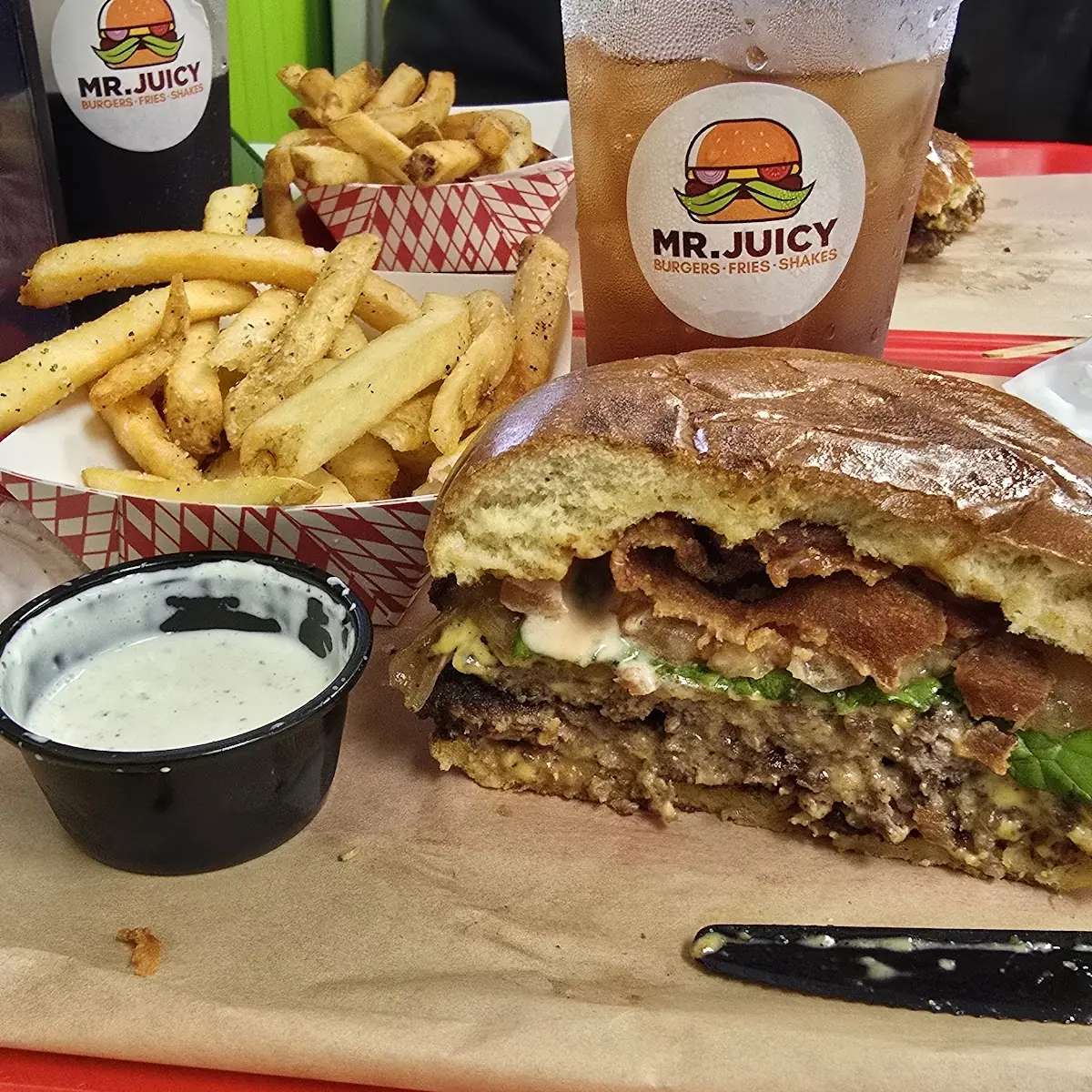 1 with Bacon and Grilled Onions