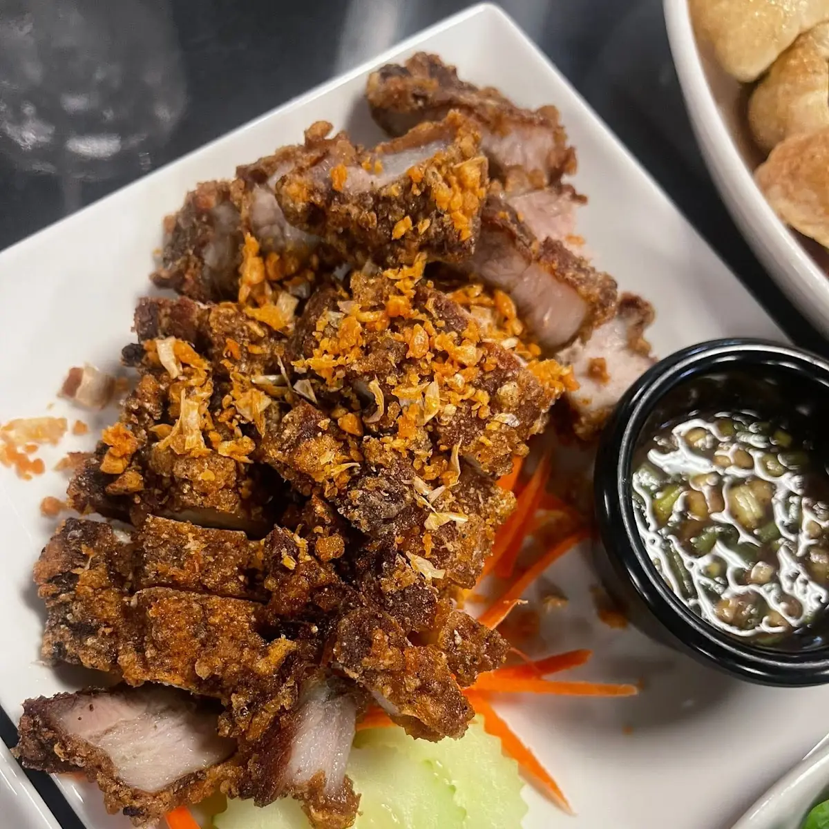 Crispy Pork Belly with Dip