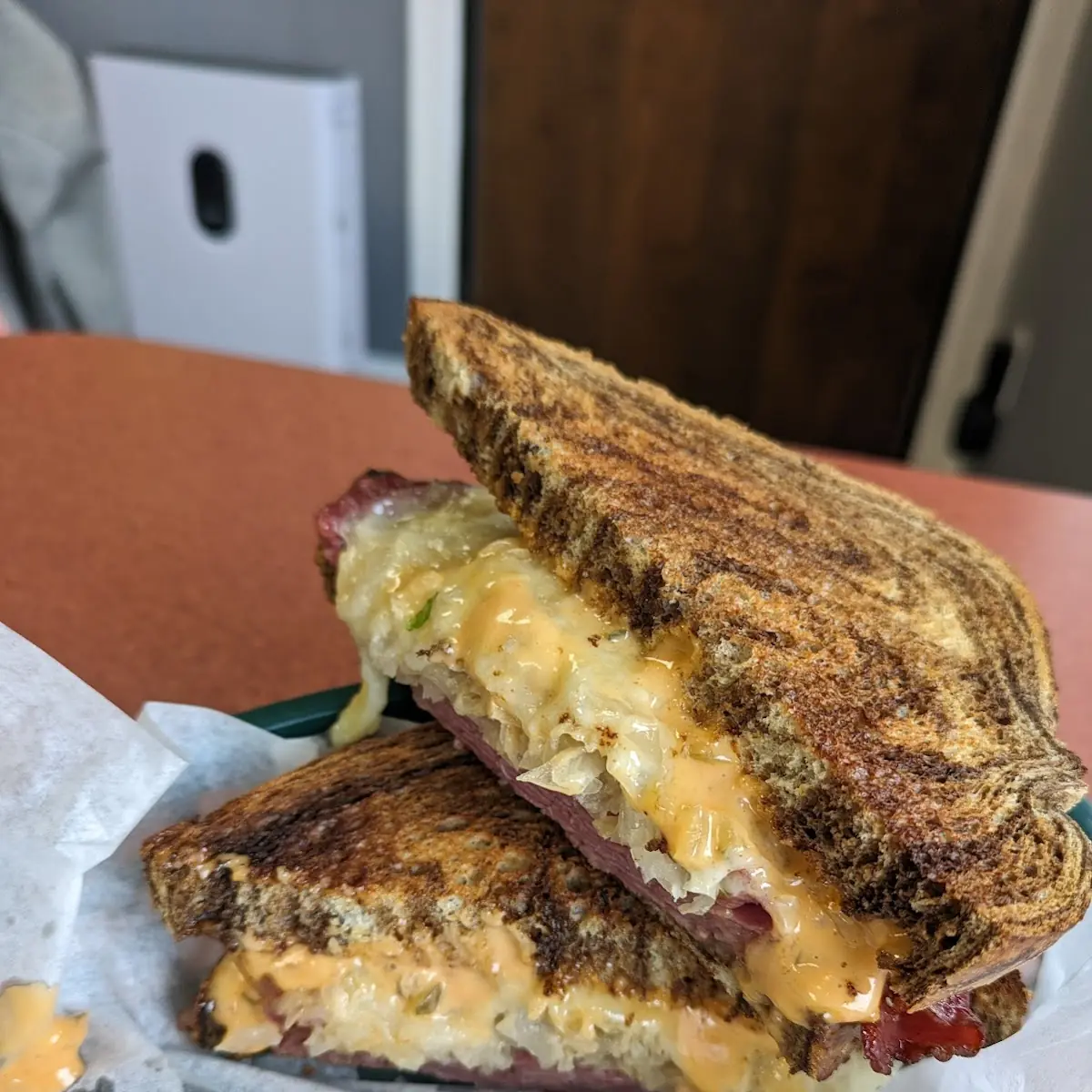 Double Egg and Cheese Sandwich