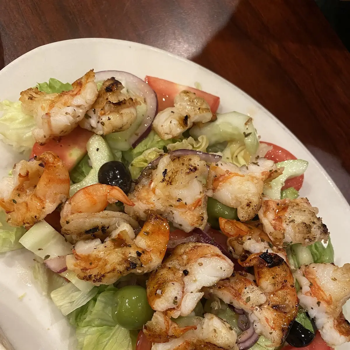 Grilled Shrimp Salad