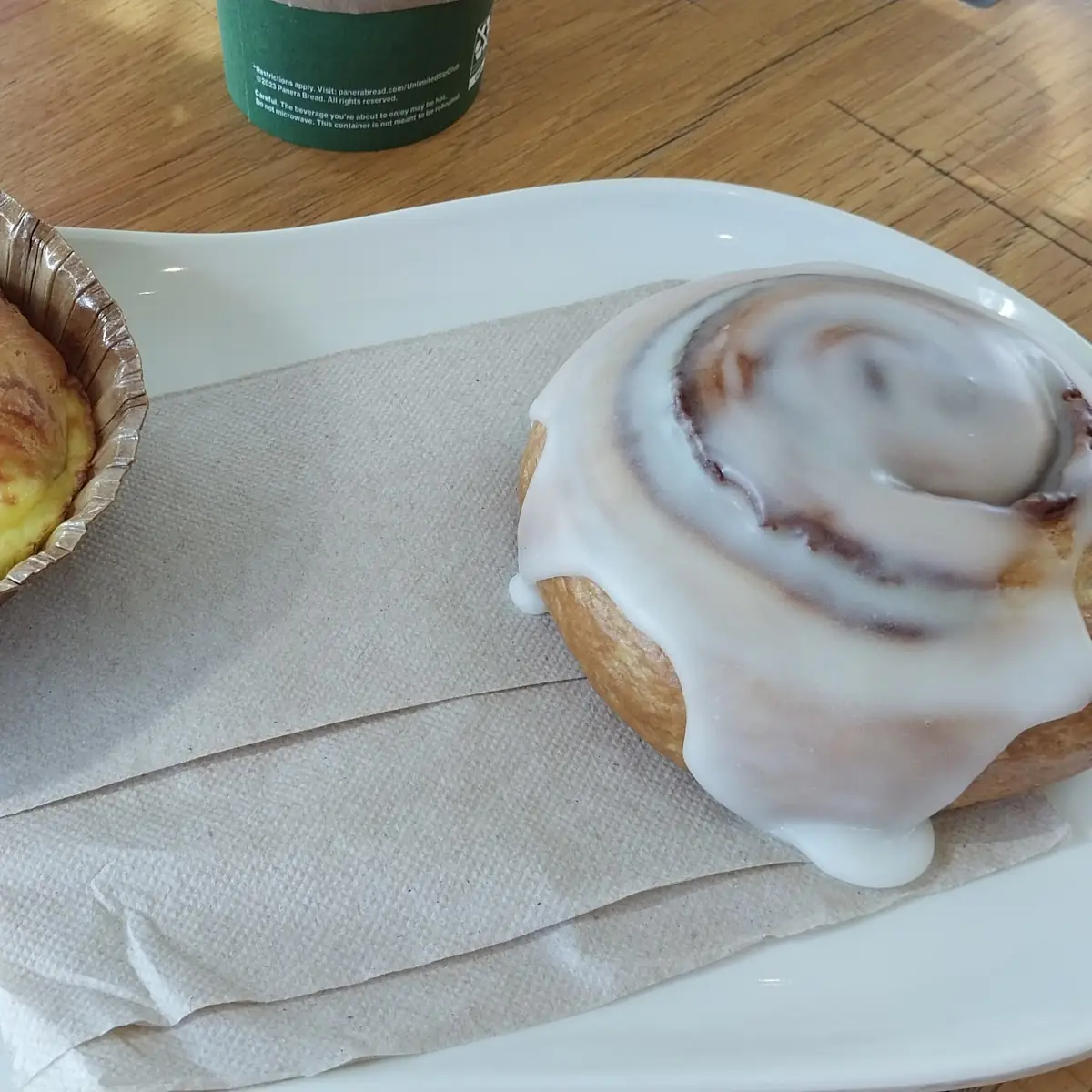 Cheese Souffle and Cinnamon Roll