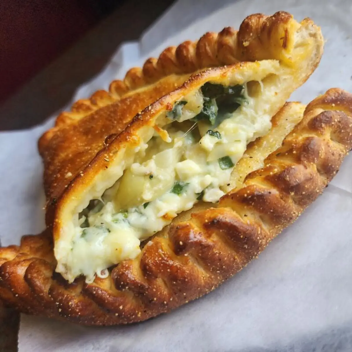 Artichoke Spinach Feta Pocket