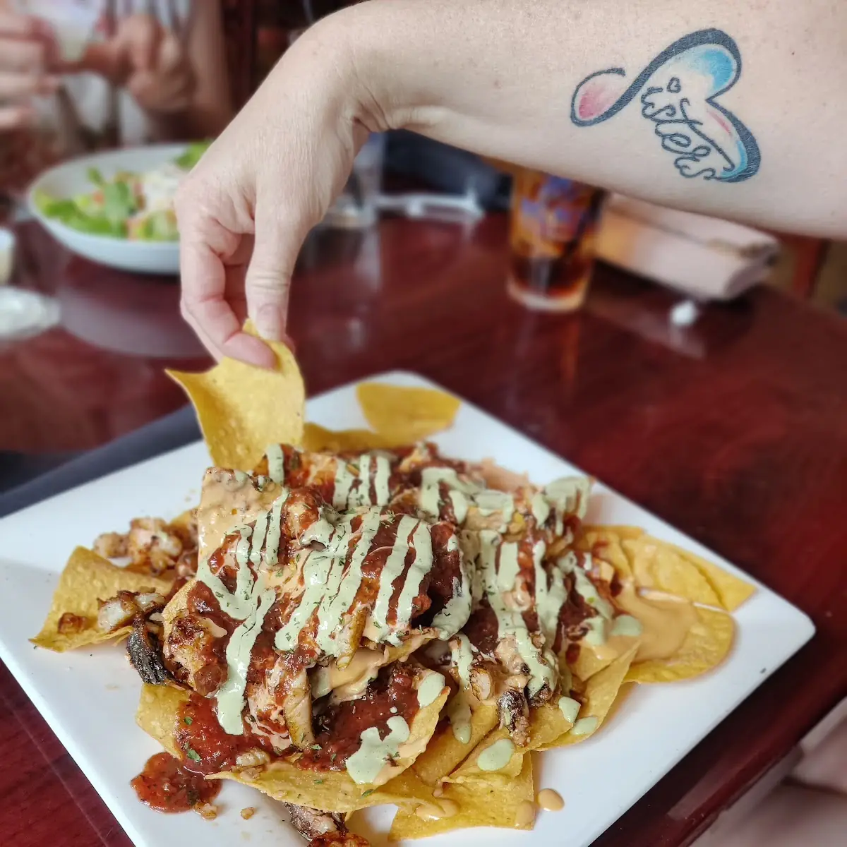 BBQ Chicken Nachos