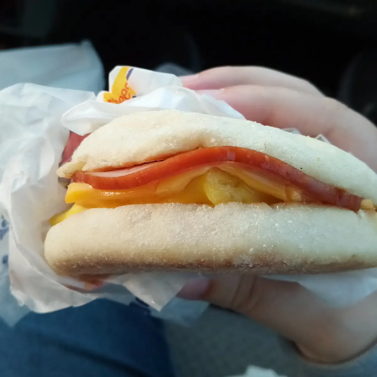 Ham Egg and Cheese Biscuit