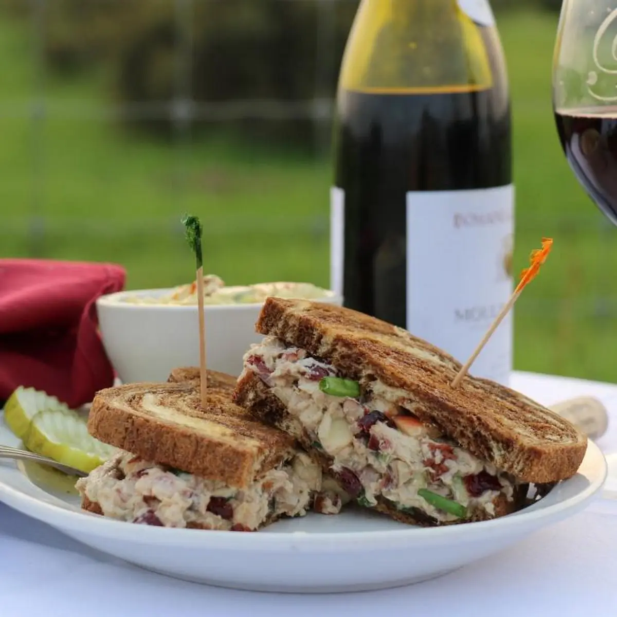 Pheasant Salad Sandwich