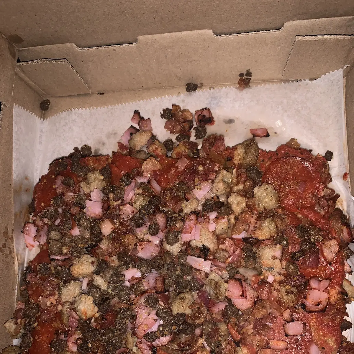 All Meat Small Deep Dish Pizza