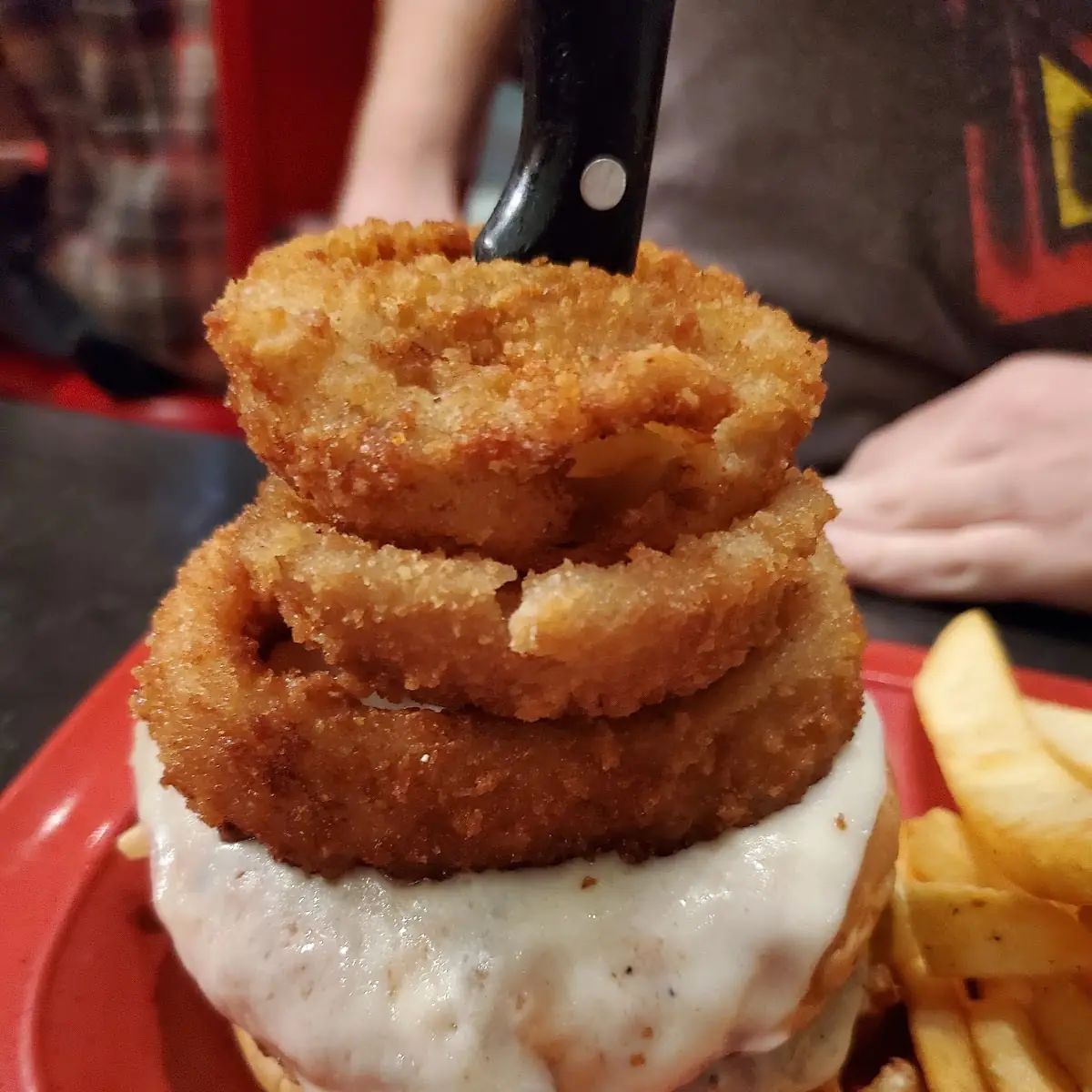 Towering Onion Rings