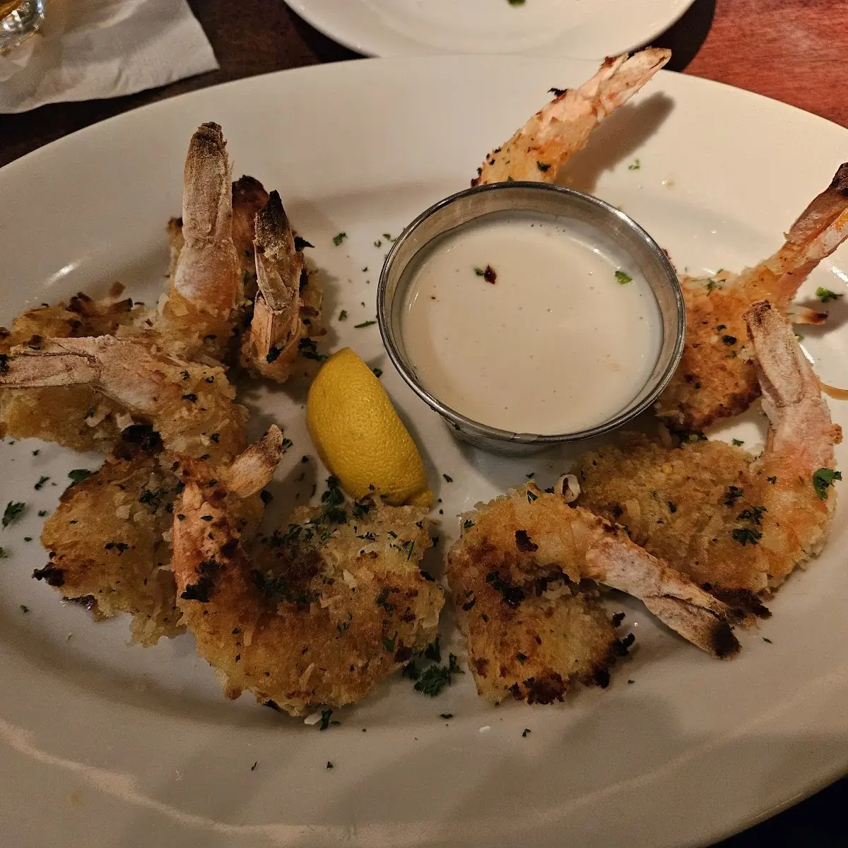 Coconut Shrimp with Mixed Vegetables