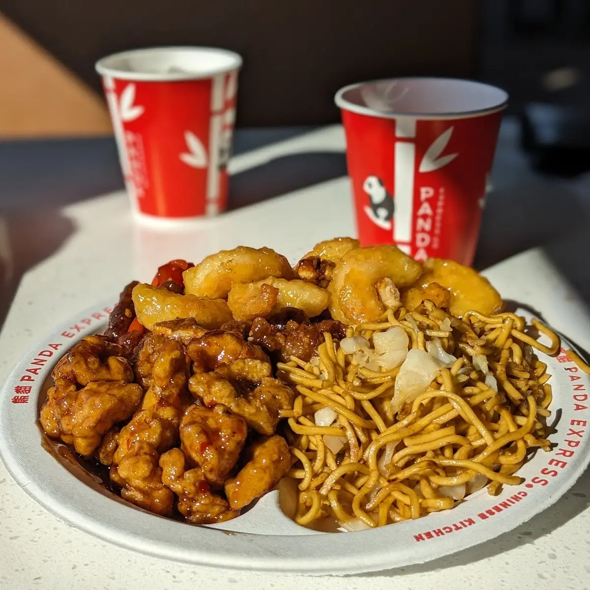 Orange Chicken Chow Mein