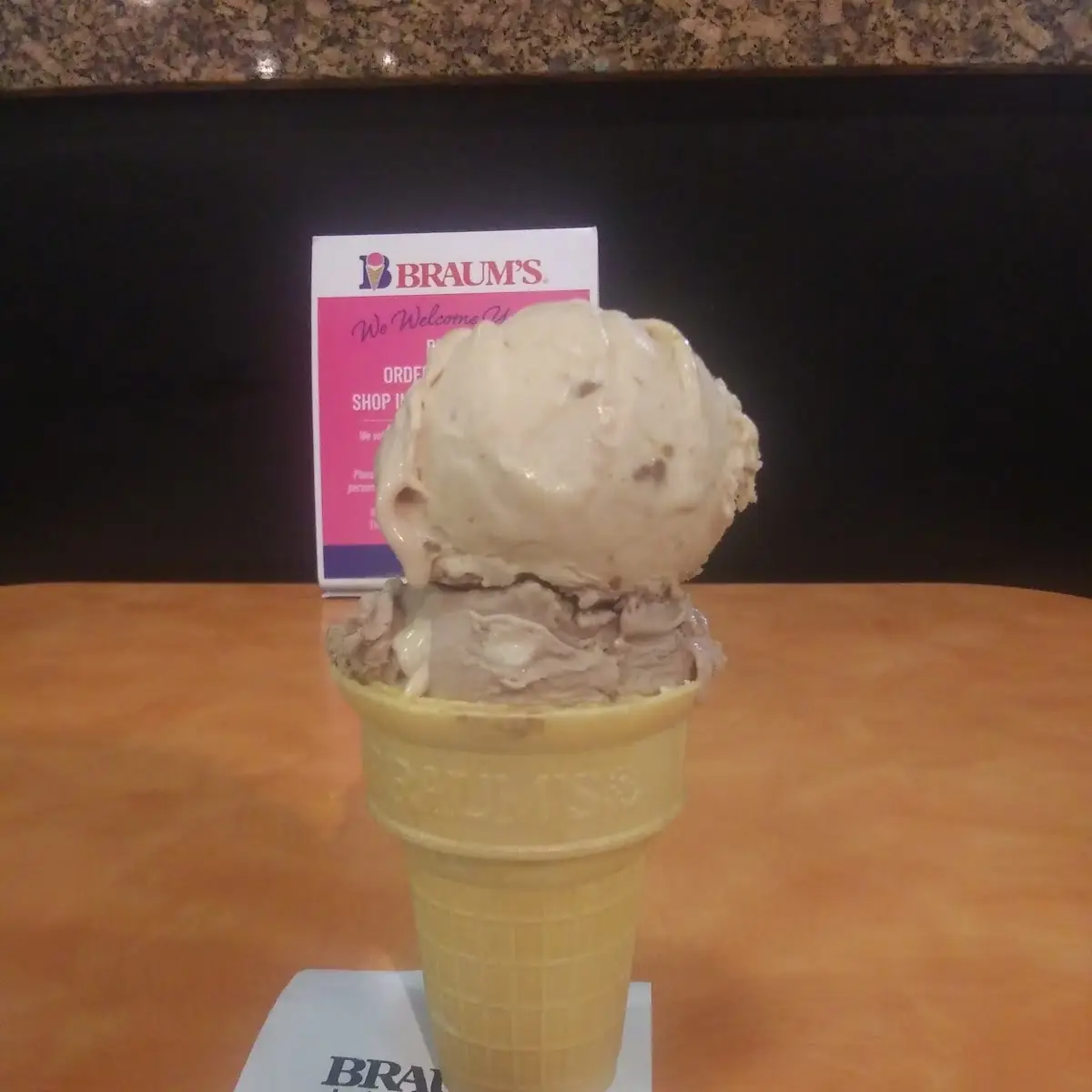 Double Dip Ice Cream Cone