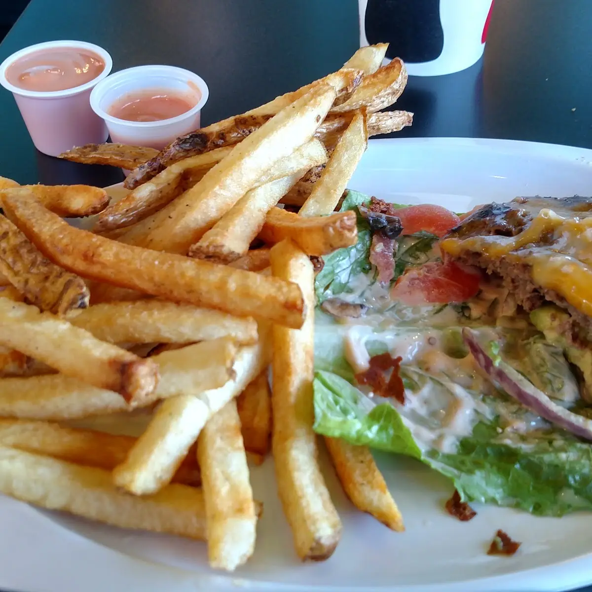 Burger and Fries
