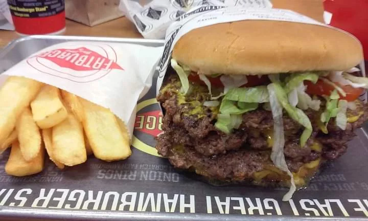 Triple Bacon Cheese Burger Challenge