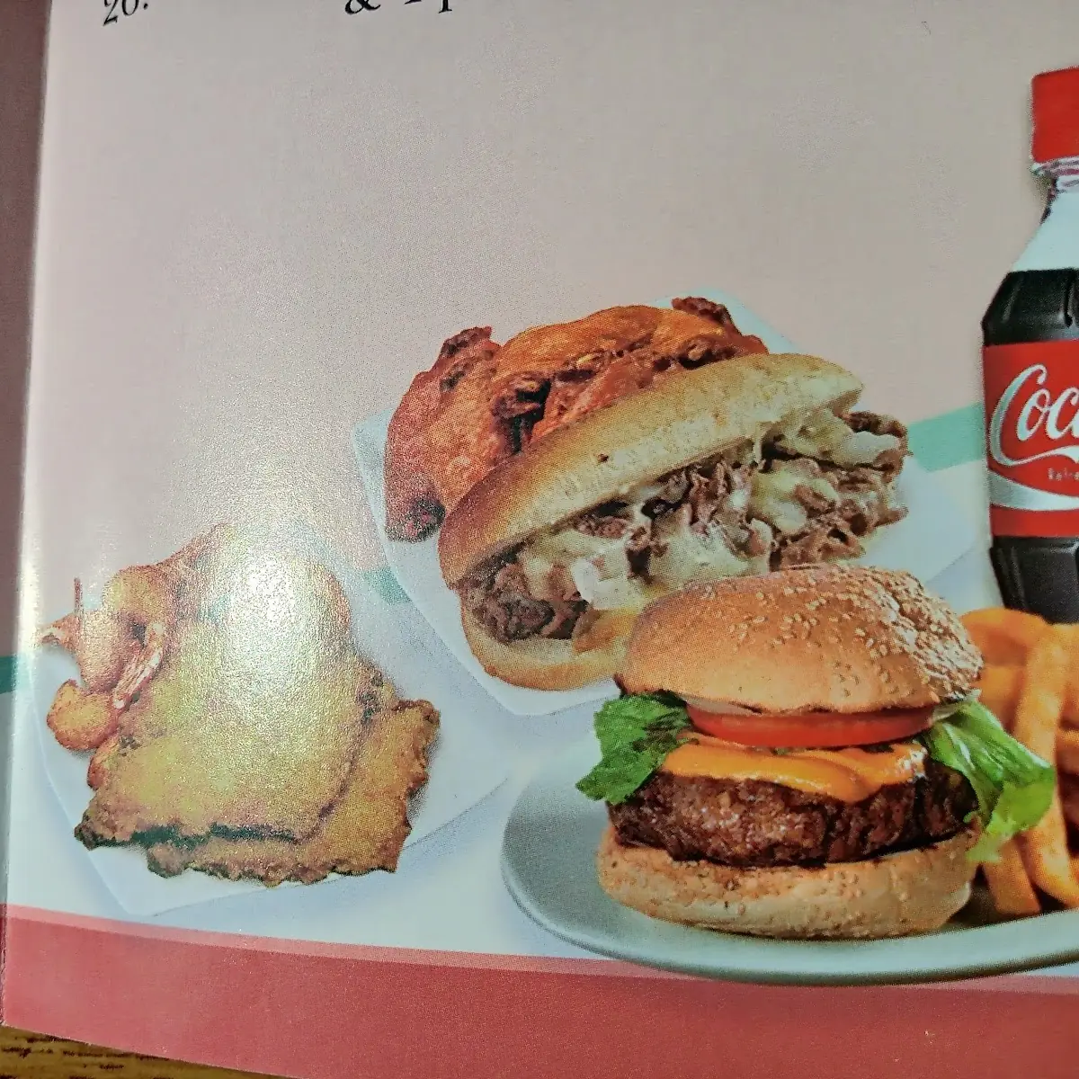 Burger and Fries with Cheese