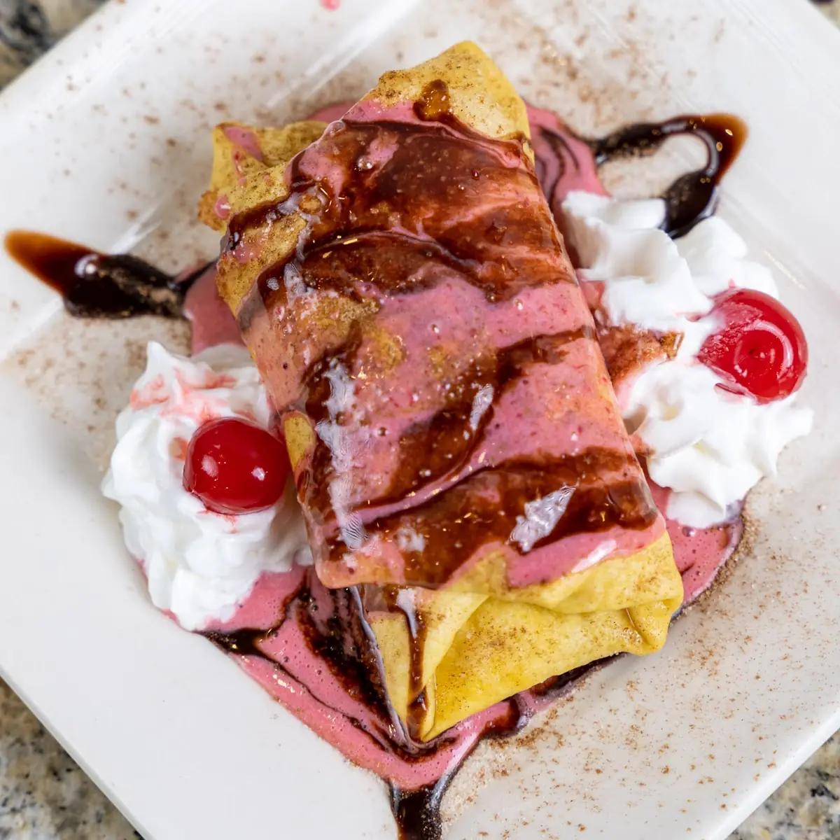 Cheese Cake Chimichanga