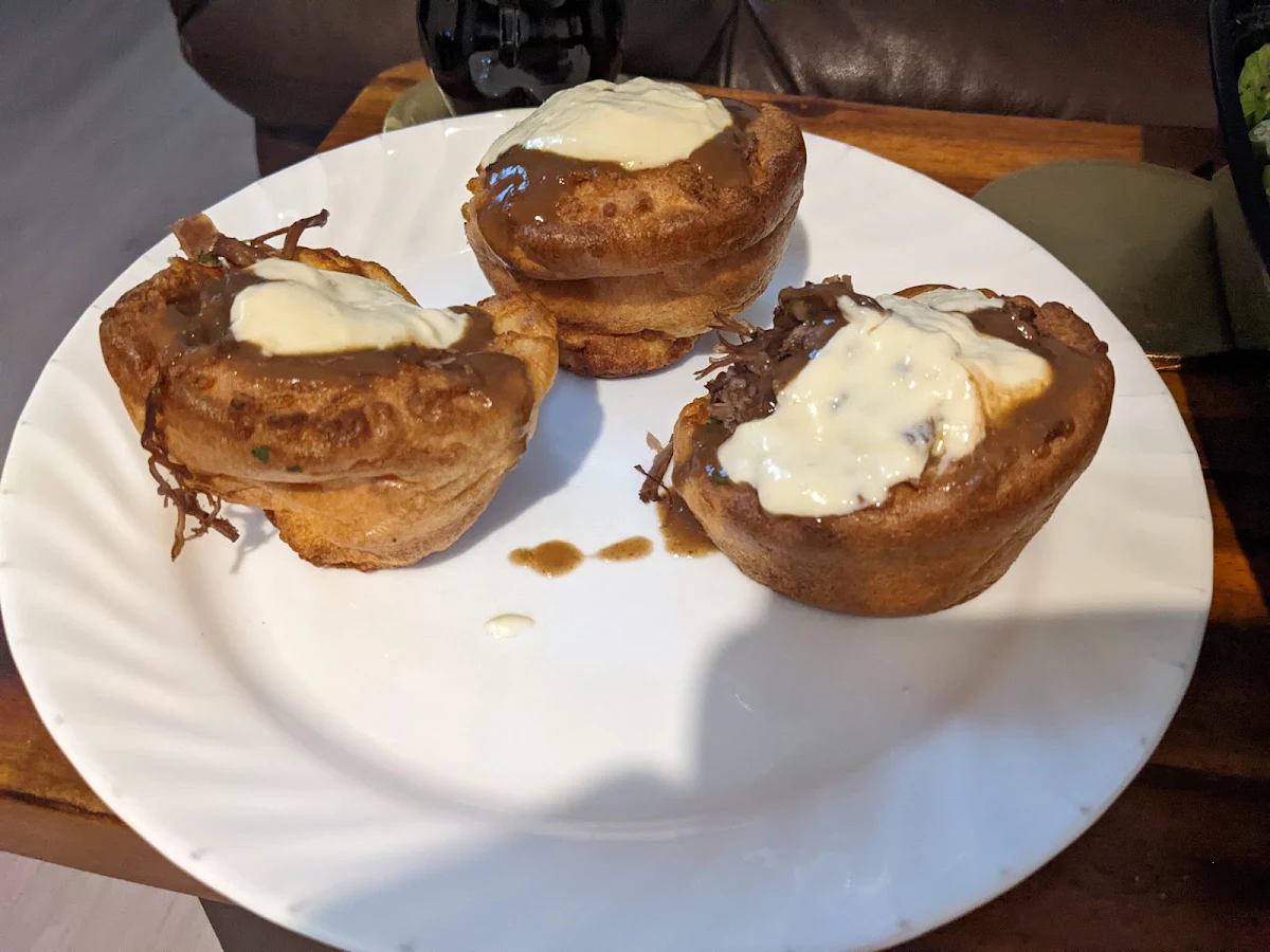Short Rib Stuffed Yorkshire Puddings
