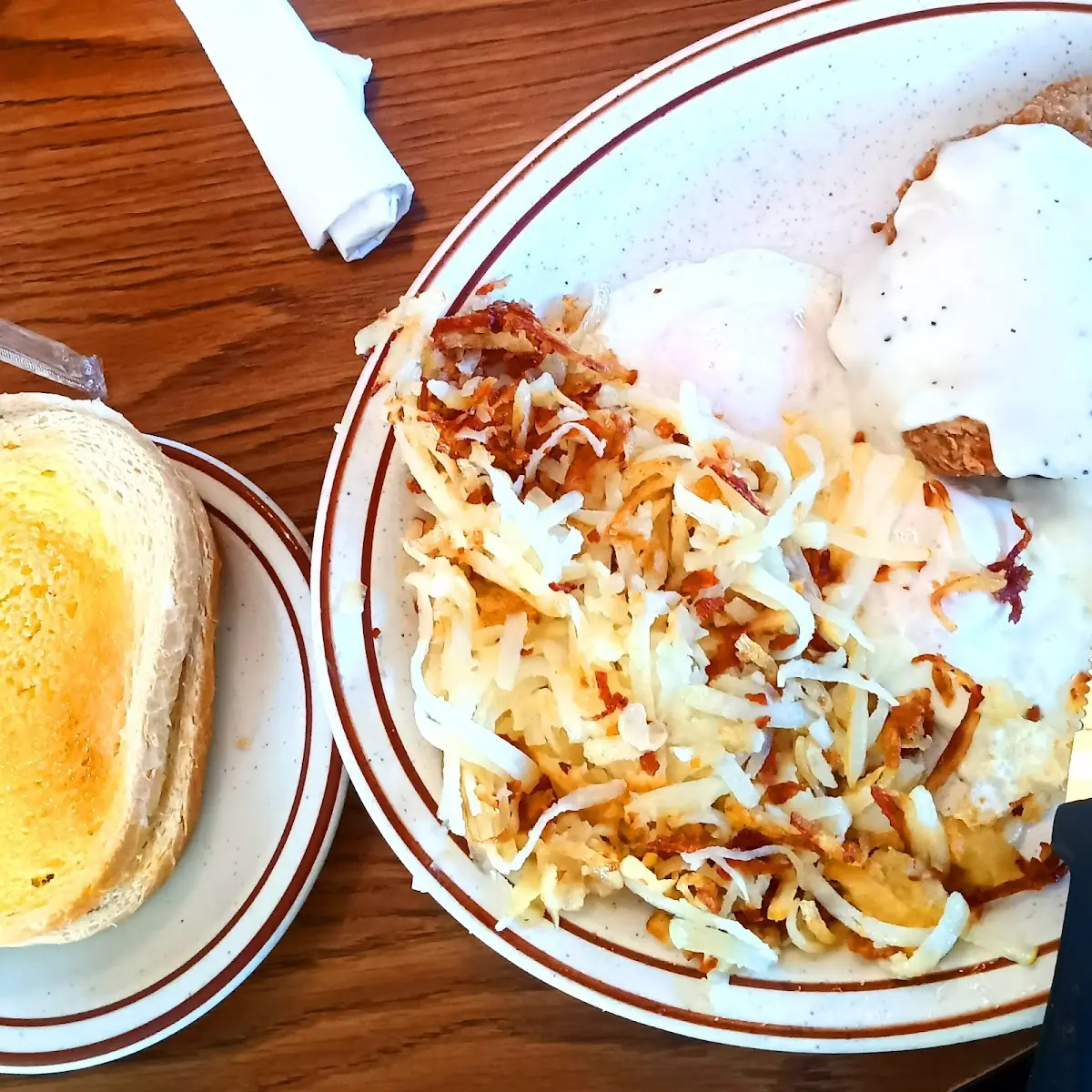 Chicken Fried Steak and Eggs