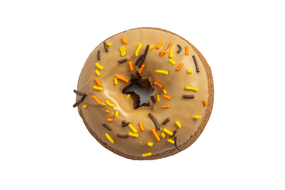 Pumpkin Spice Maple Sprinkles Donut