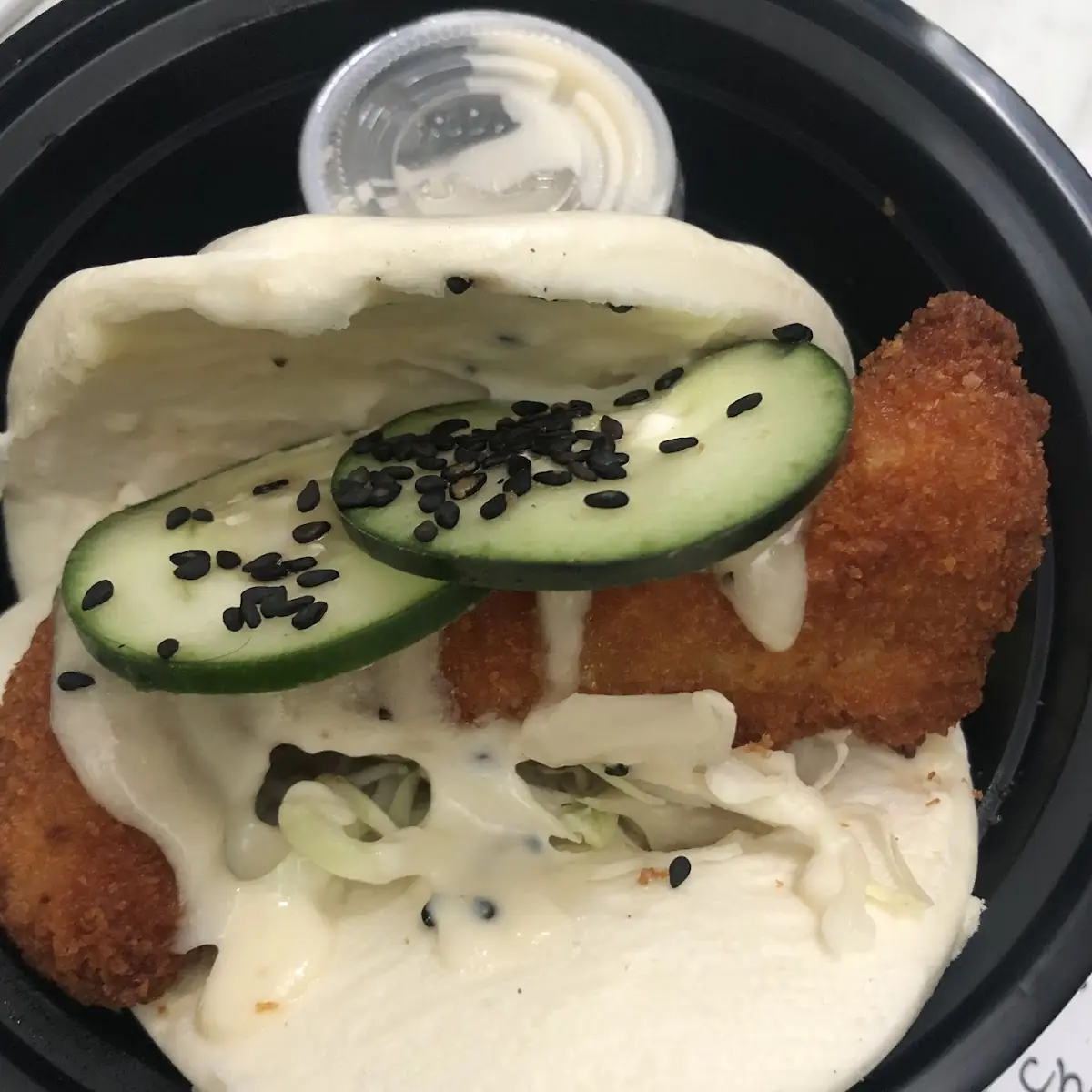 Crispy Garlic Chicken Aoli