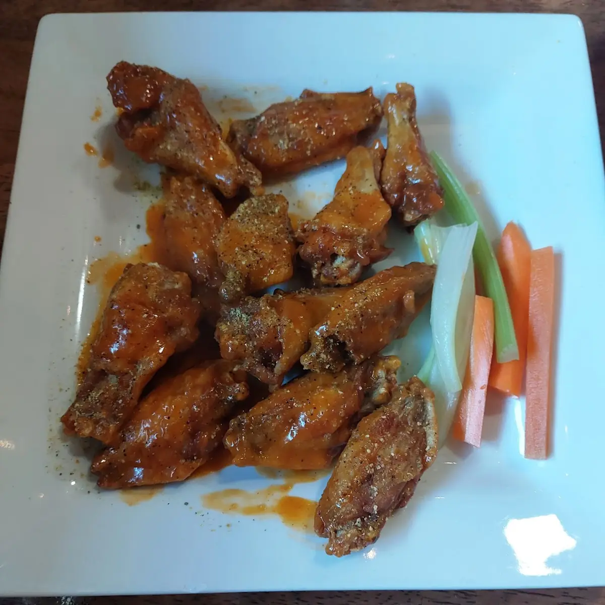 Lemon Pepper Wings with Mild Sauce