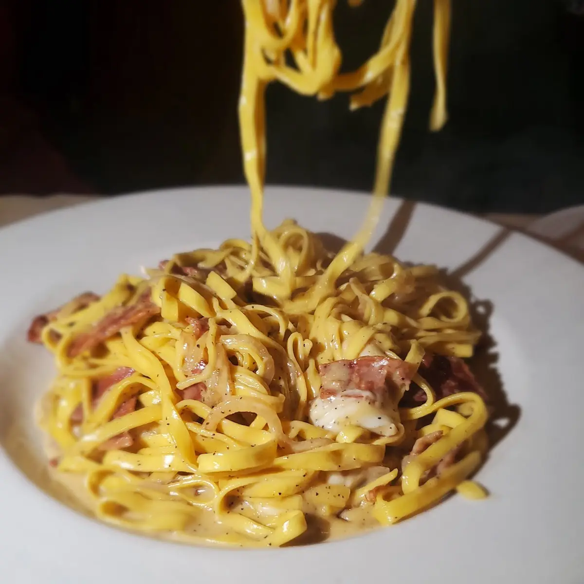 Spicy Carbonara Pasta