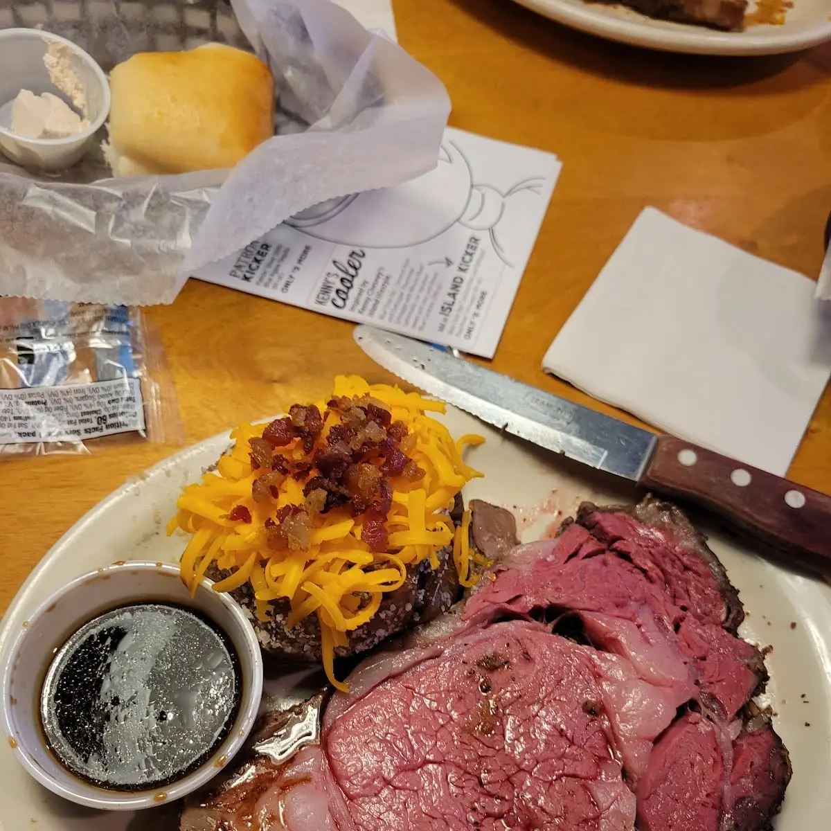 Prime Rib and Vegetables