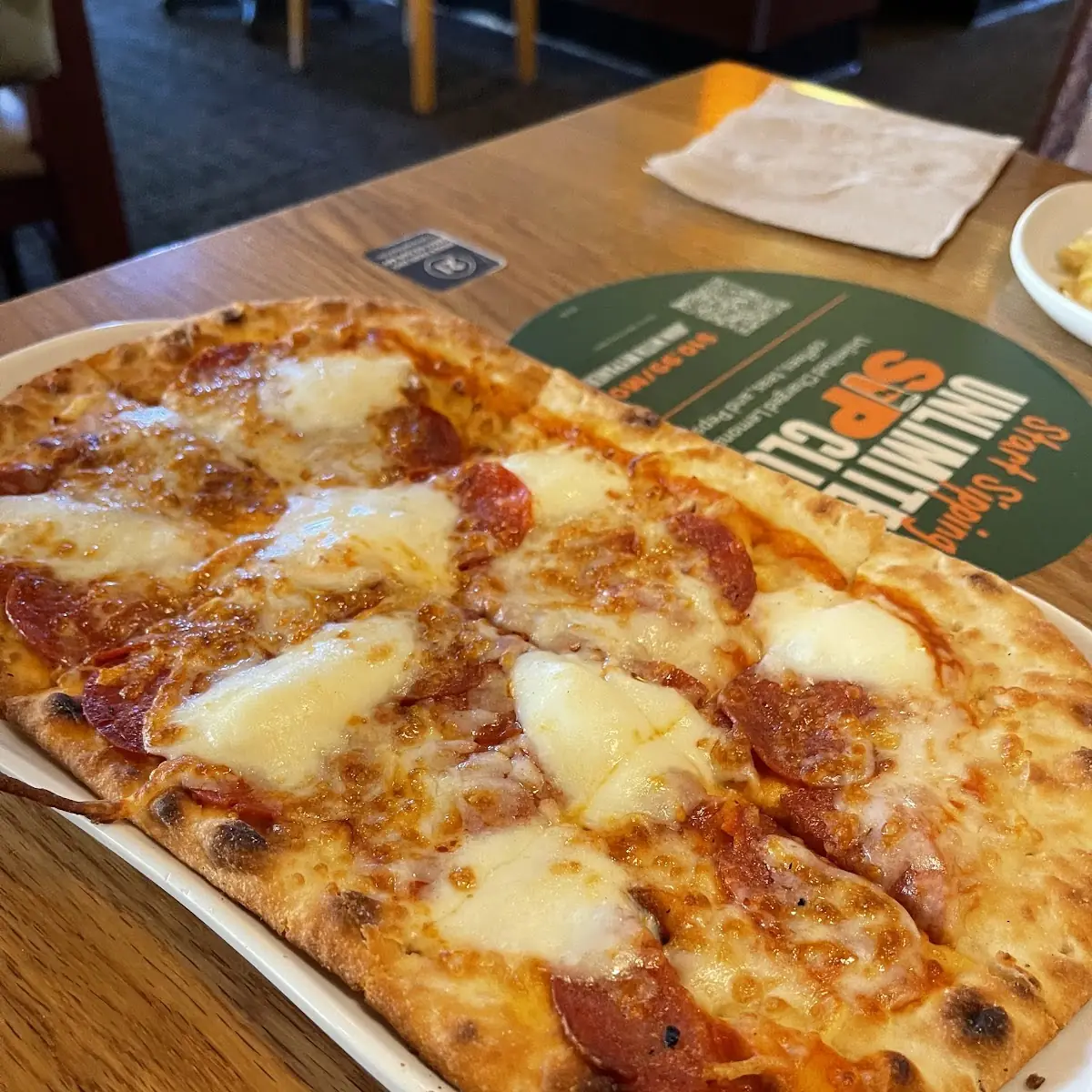 Pepperoni Flatbread Pizza