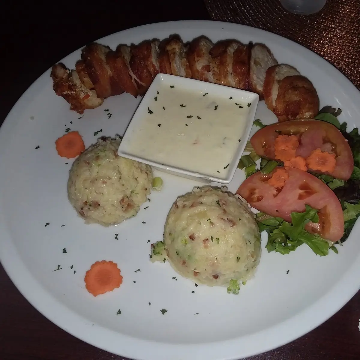 Pechuga Rellena de Camarones