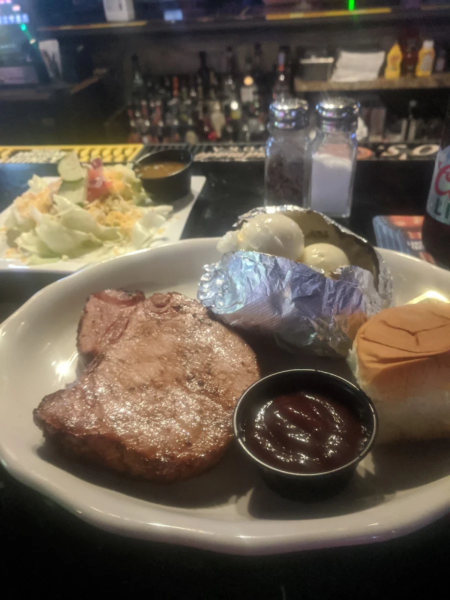 Pork Chop with Baked Potato