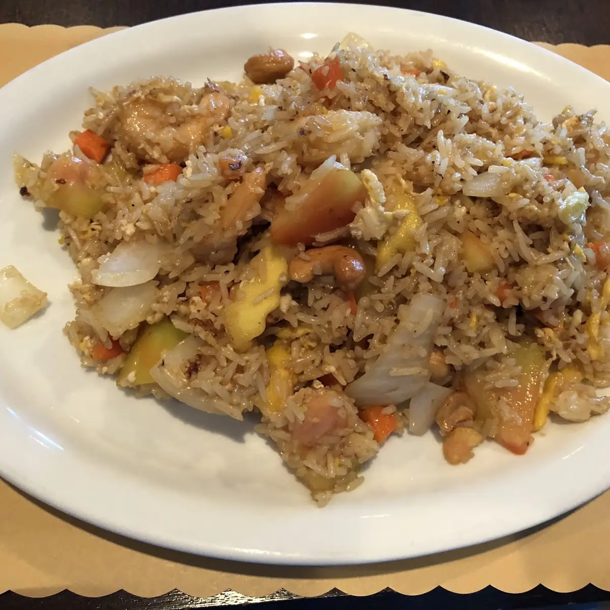 Sweet and Sour Chicken with Fried Rice Chicken