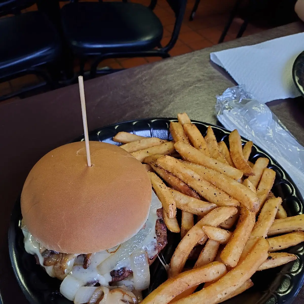 Mushroom Swiss Burger