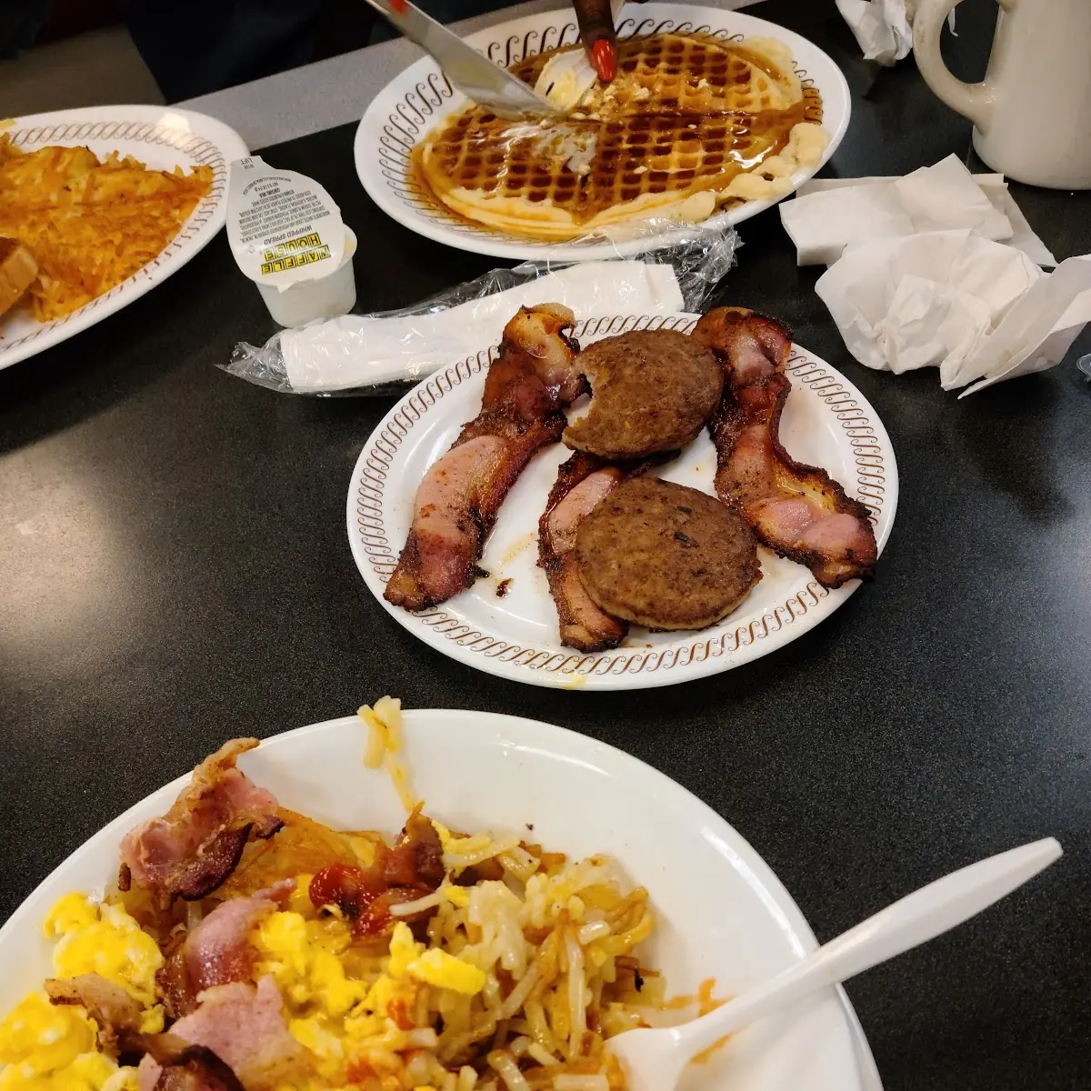 Bacon Eggs and Hashbrown
