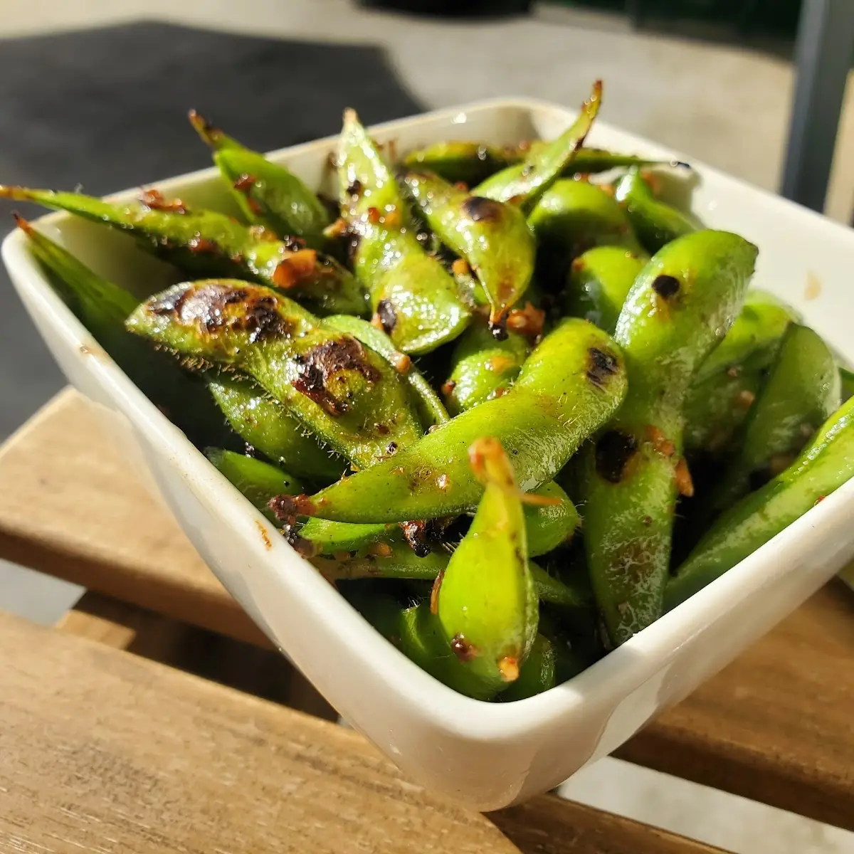 Garlic Edamame Beans