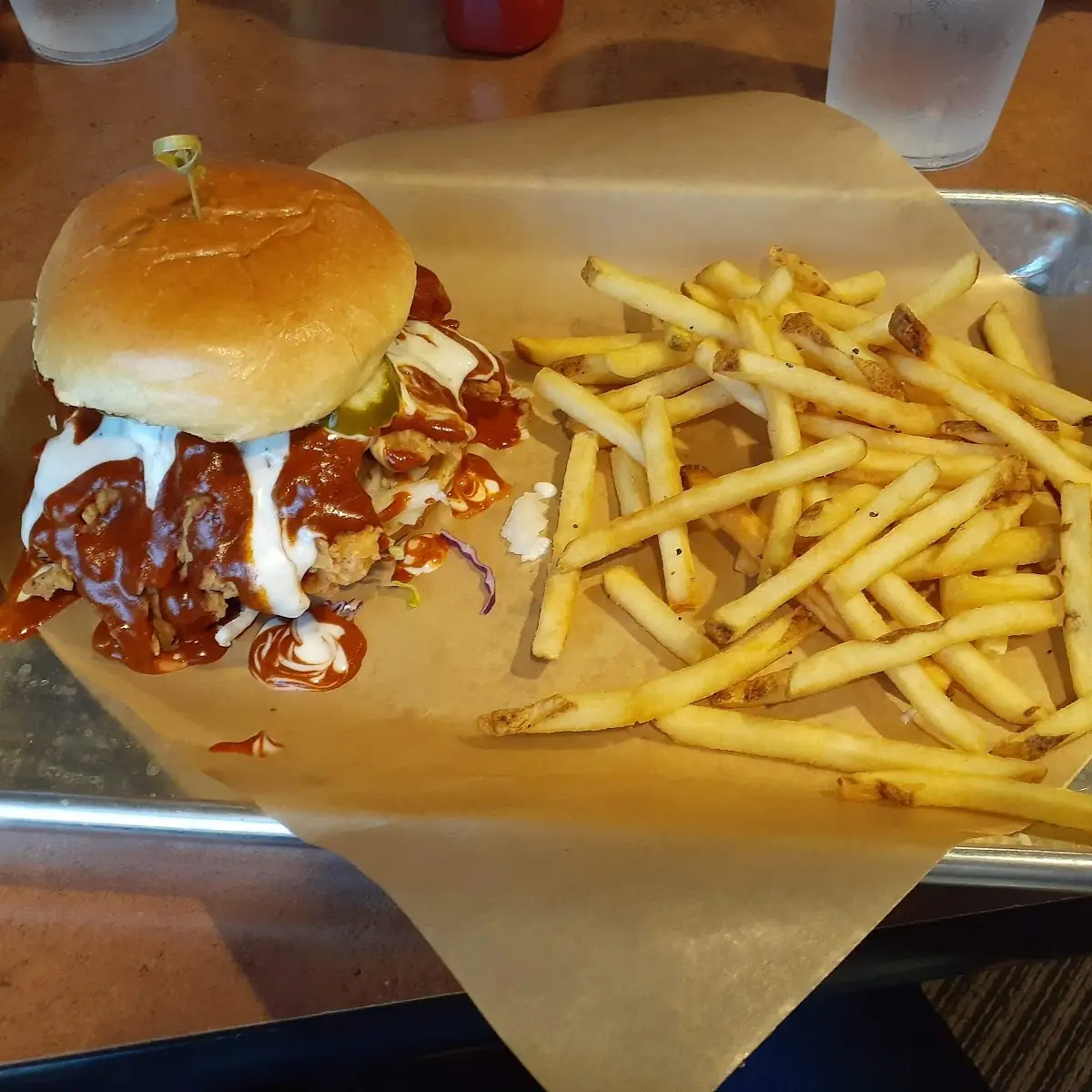 Burger and Fries