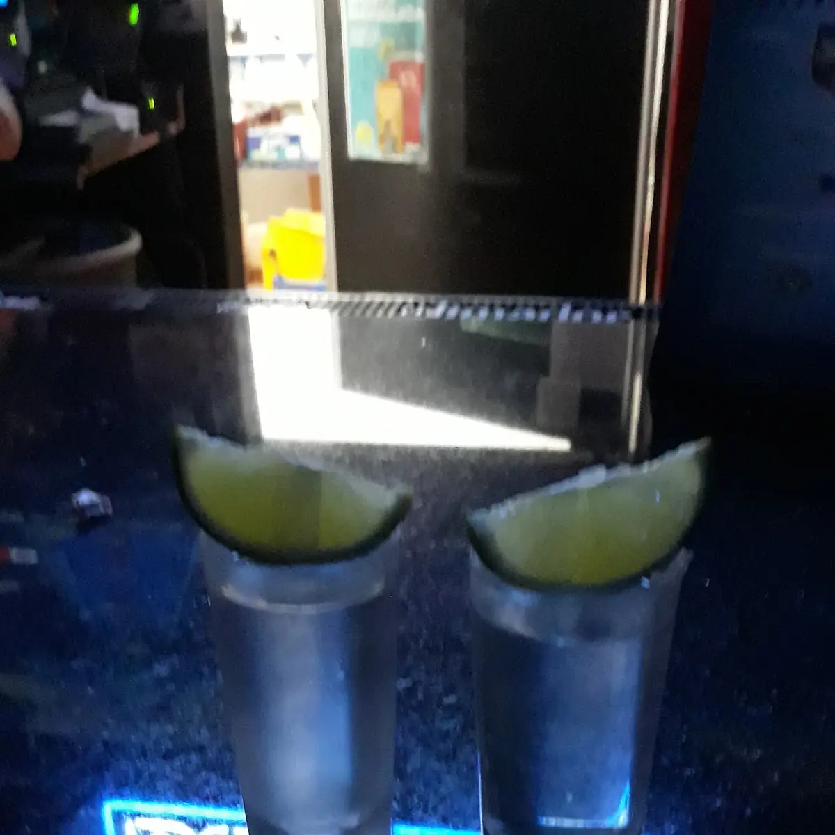 Shots of Patrón Silver