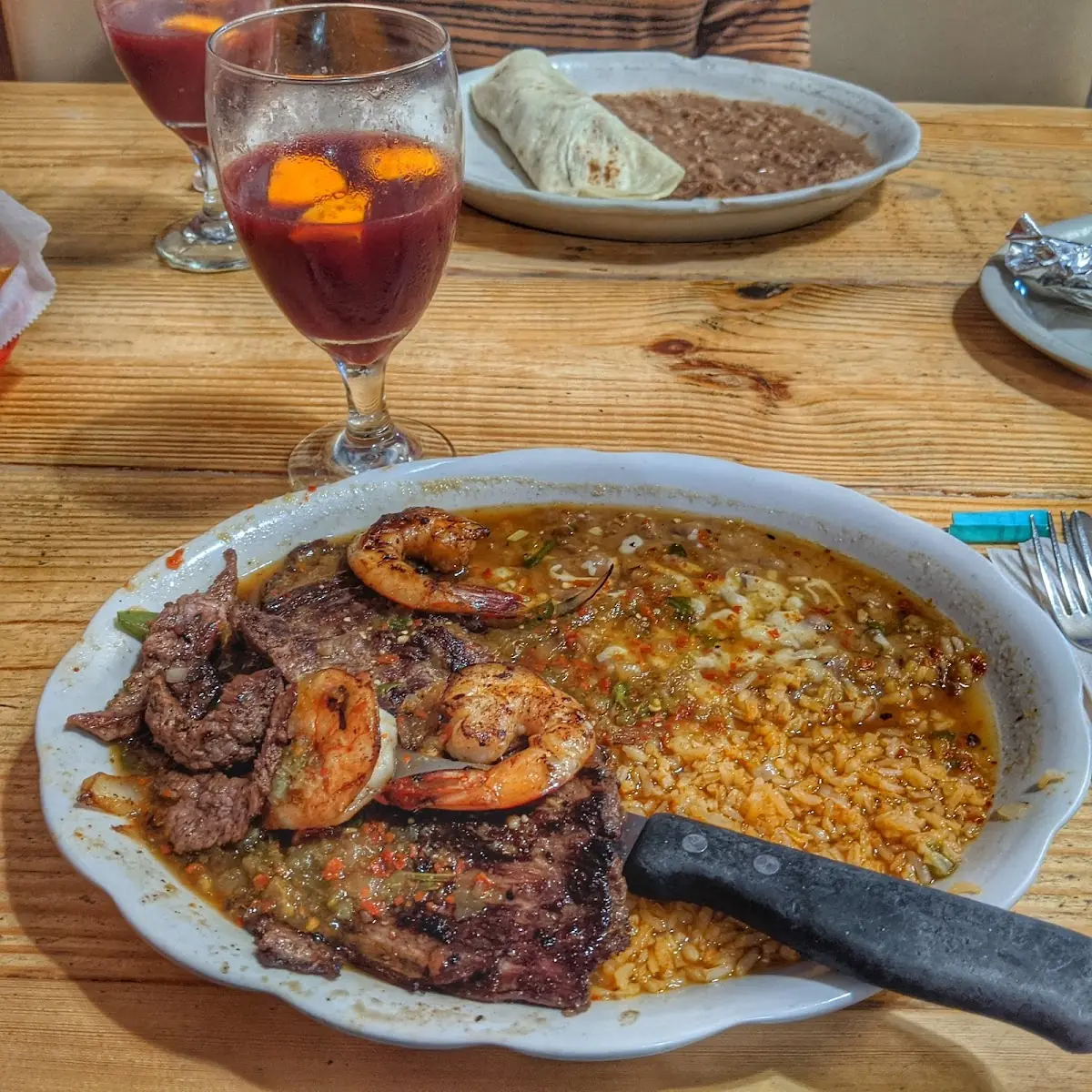 Thursday - Carne Asada with 3 Grilled Shrimp