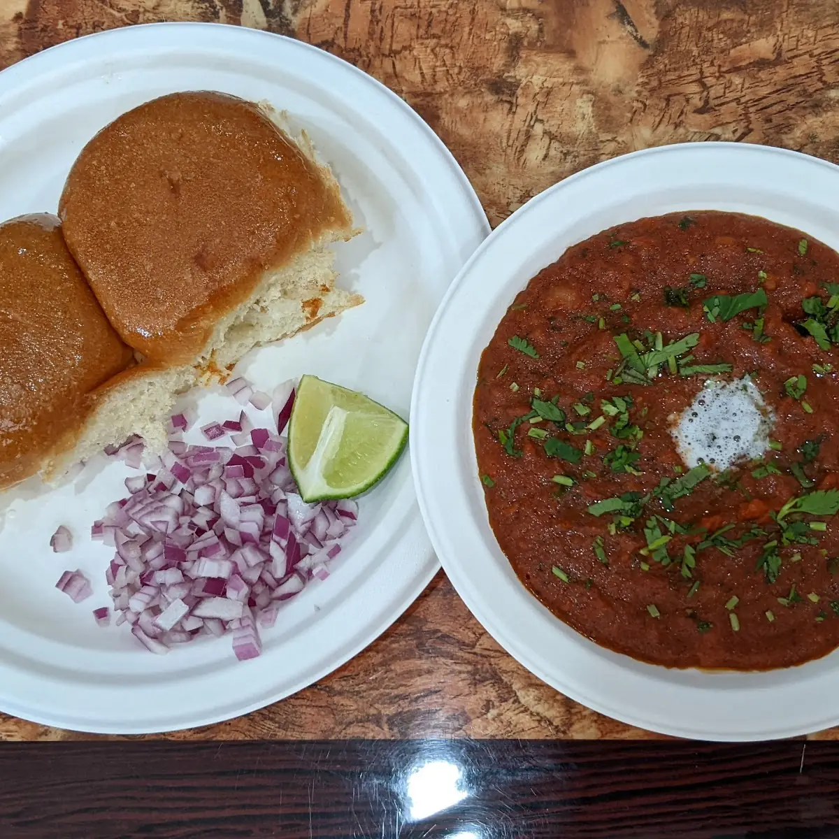 Cheese Pav Bhaji