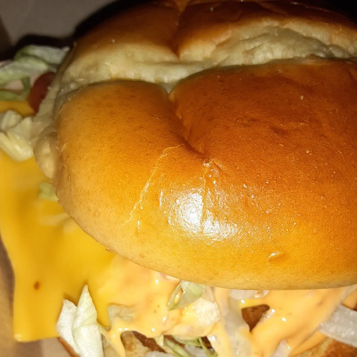 Spicy Chicken Sandwich with Cheese