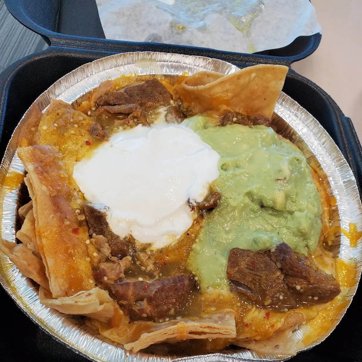 Chile Verde Nachos