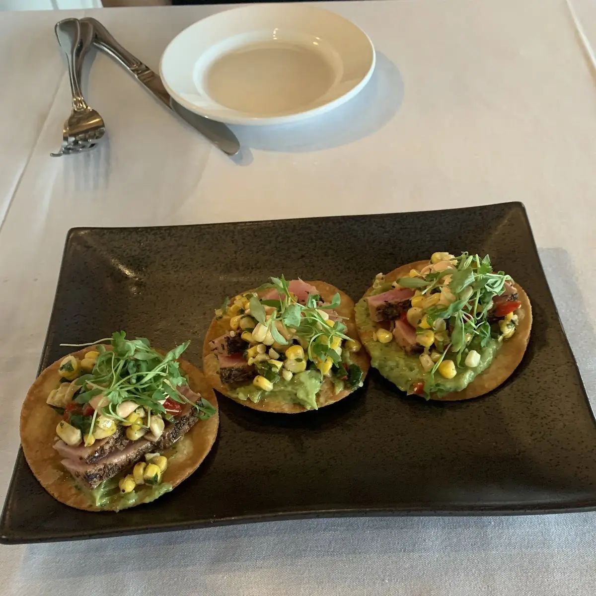 Seared Ahi Tuna Tostadas