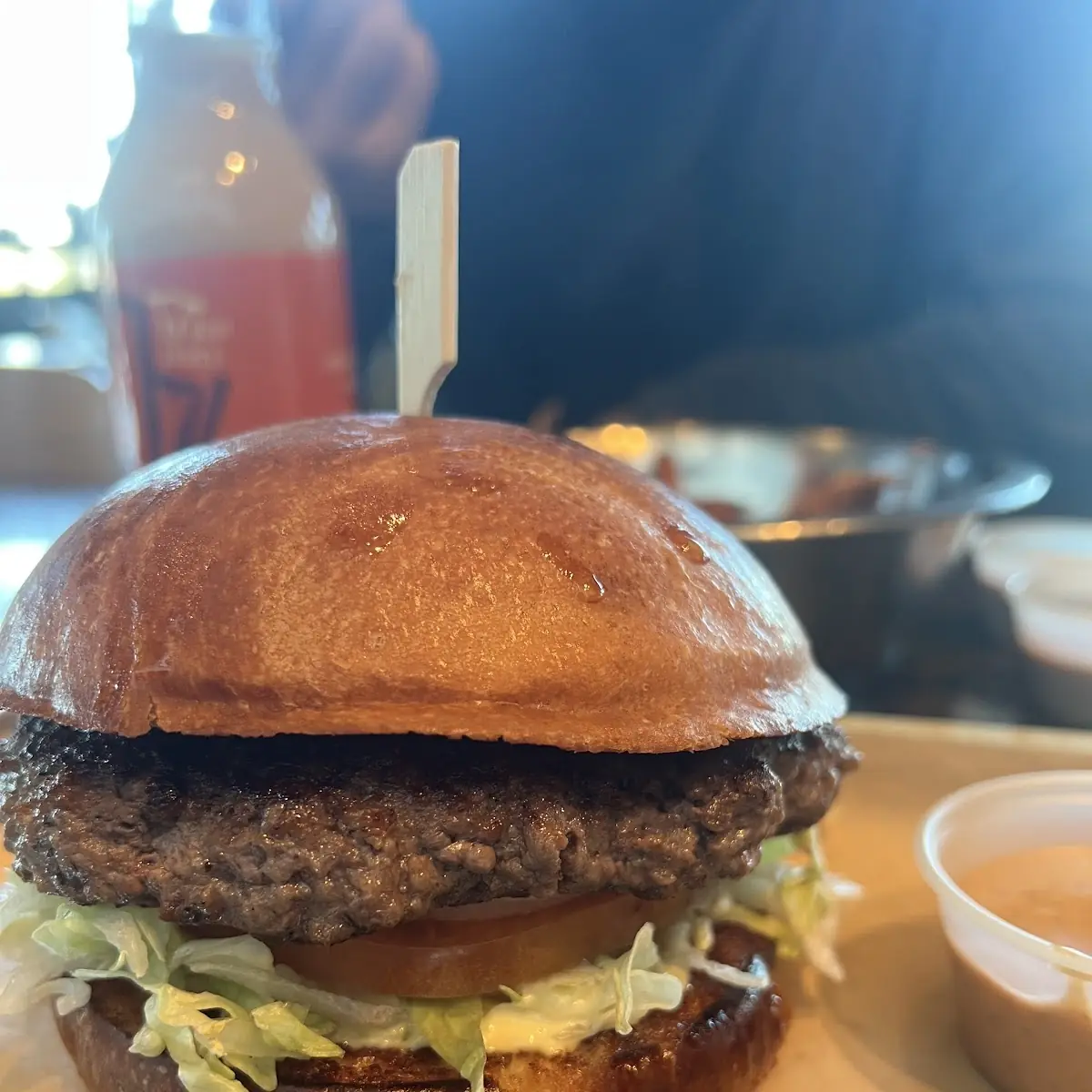 Classic Burger with Blue Cheese