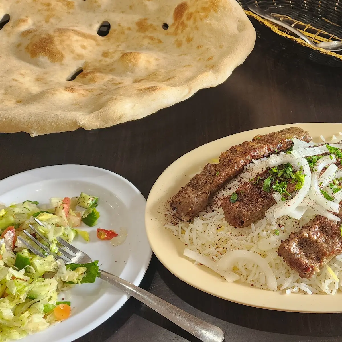 Mixed Grill Platter with Naan
