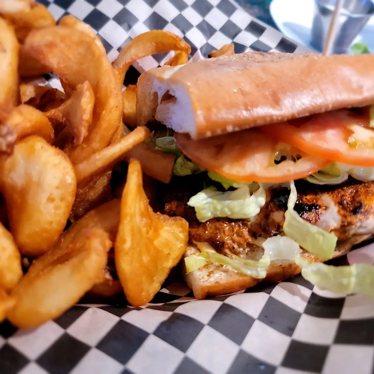 Blackened Chicken PO' Boy
