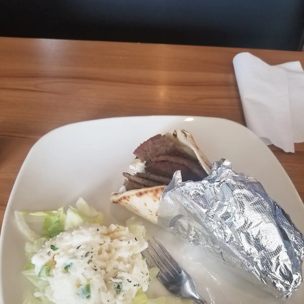 Lamb Gyro and Potato Salad