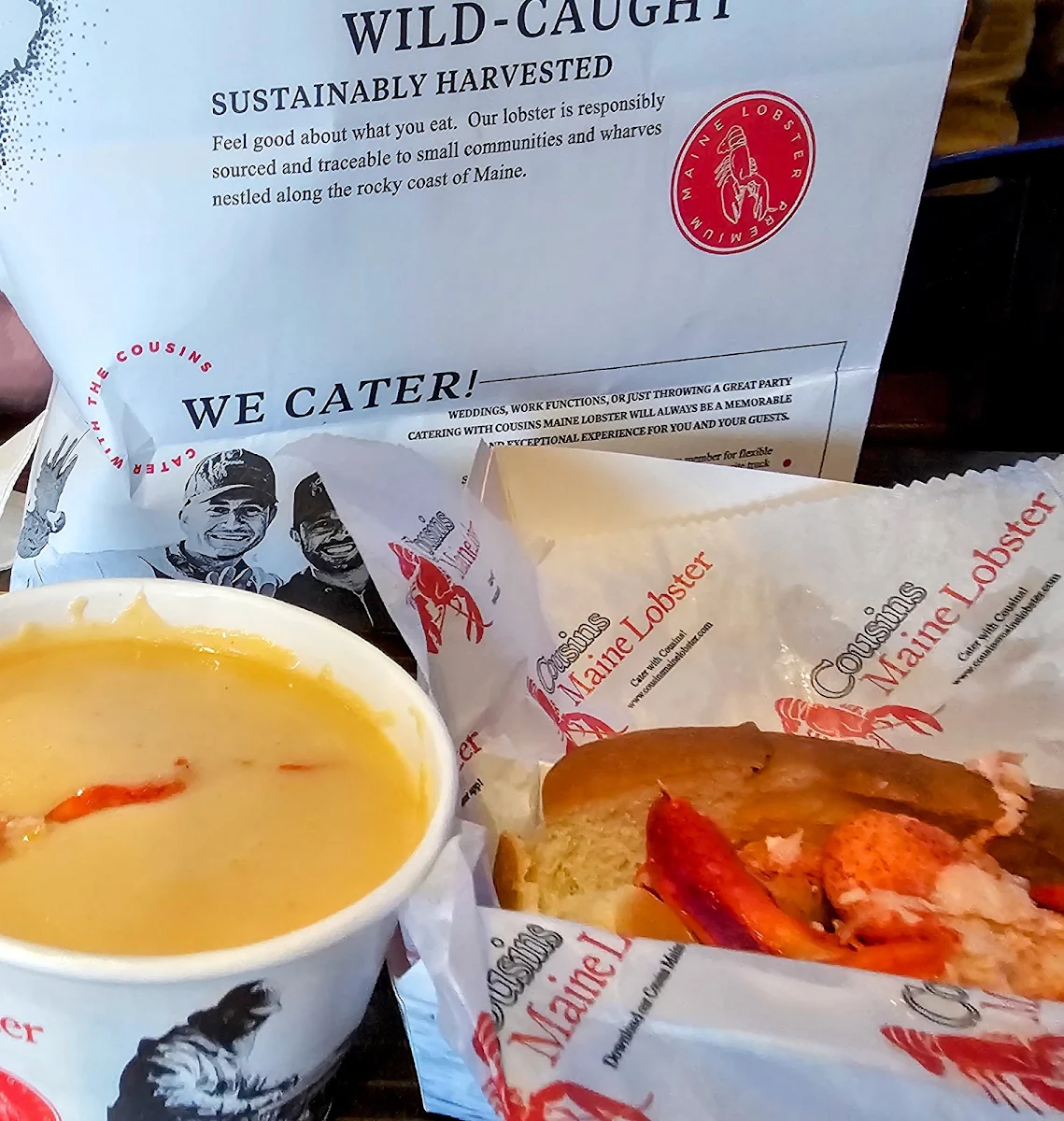 Lobster Roll and Bisque