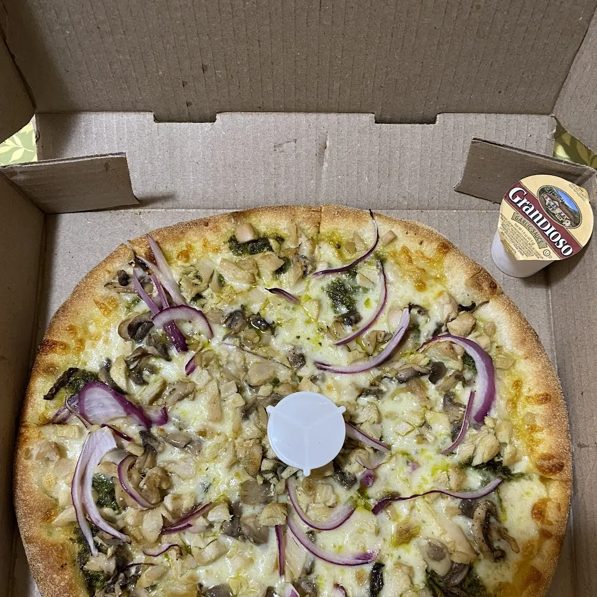 Pesto Chicken Pizza