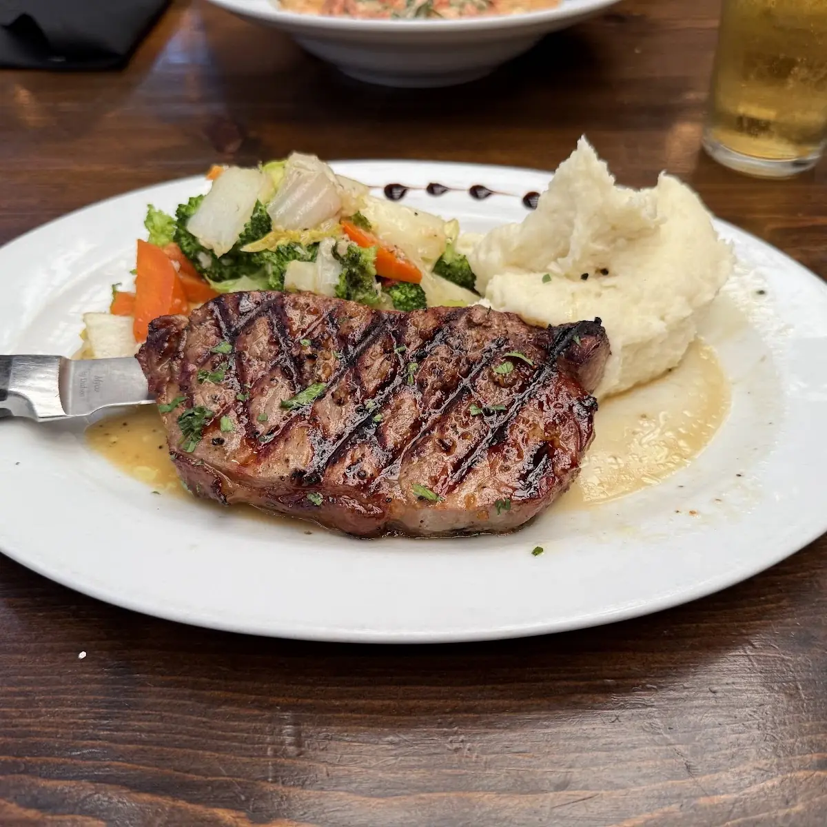 Grilled Choice Rib Eye Steak